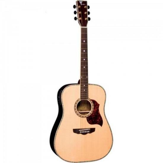 Violão EAGLE Elétrico Folk Aço Natural EG680 por 0,00 à vista no boleto/pix ou parcele em até 1x sem juros. Compre na loja Mundomax!
