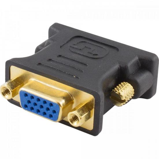 Adaptador DVI Dual Link Macho 24+5 para VGA Fêmea Preto Storm por 11,99 à vista no boleto/pix ou parcele em até 1x sem juros. Compre na loja Mundomax!