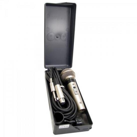 Microfone Profissional C/Fio Cardióide SM58 P4S LESON por 0,00 à vista no boleto/pix ou parcele em até 1x sem juros. Compre na loja Mundomax!