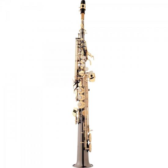 Saxofone Soprano EAGLE Bb SP502-BG Preto Onix (32696)
