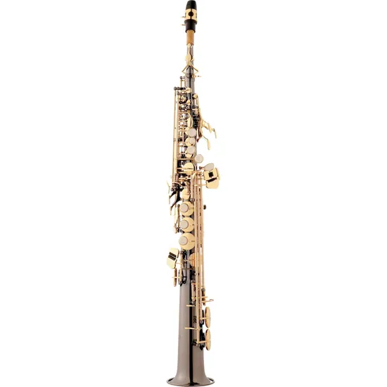 Saxofone Soprano EAGLE Bb SP502-BG Preto Onix (32696)