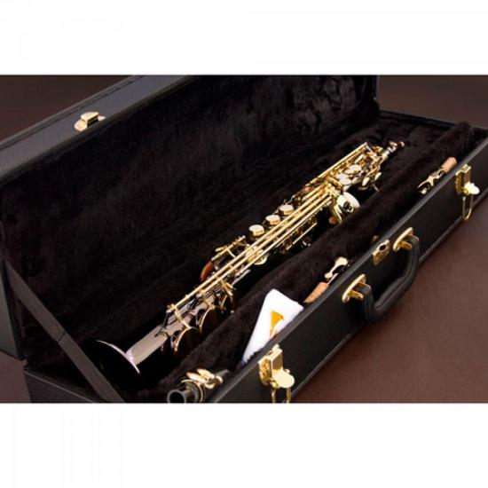 Saxofone Soprano EAGLE Bb SP502-BG Preto Onix por 4.699,99 à vista no boleto/pix ou parcele em até 12x sem juros. Compre na loja Mundomax!