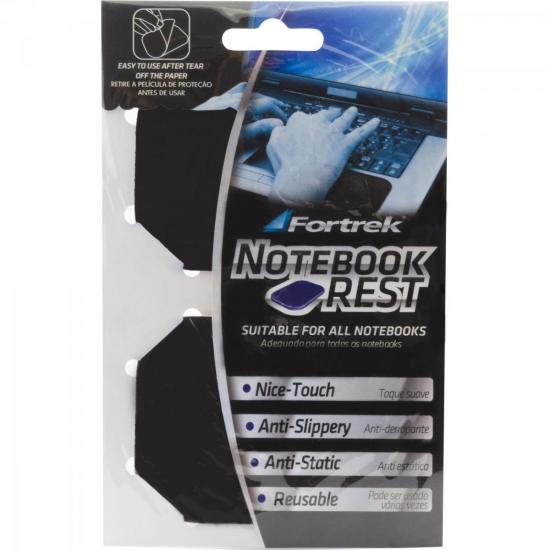 Apoio de Pulso para Notebook NTP-501 Preto FORTREK por 0,00 à vista no boleto/pix ou parcele em até 1x sem juros. Compre na loja Mundomax!