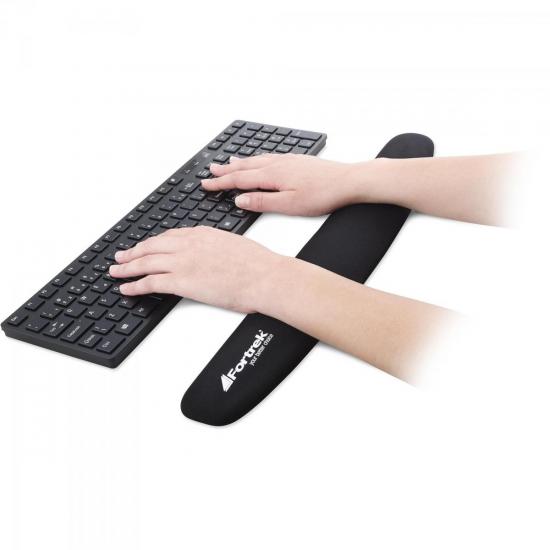 Apoio de Pulso para Teclado ERG-201 Preto FORTREK por 0,00 à vista no boleto/pix ou parcele em até 1x sem juros. Compre na loja Mundomax!