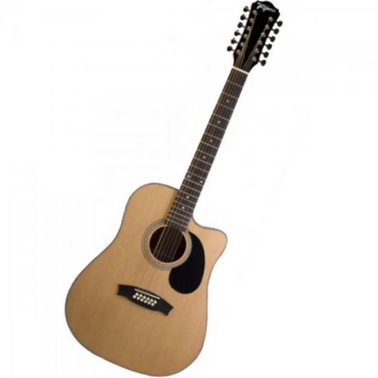 Violão TAGIMA Eletroacústico 12 Cordas Aço Twelve Tuner Natural por 0,00 à vista no boleto/pix ou parcele em até 1x sem juros. Compre na loja Mundomax!