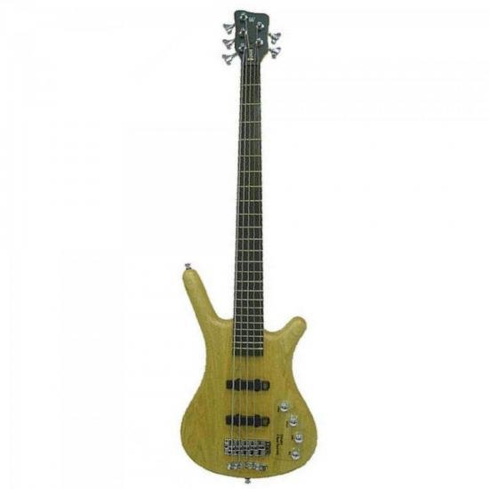 Contrabaixo BASS 5 Cordas Natural Corvette Basic ROCK por 0,00 à vista no boleto/pix ou parcele em até 1x sem juros. Compre na loja Mundomax!