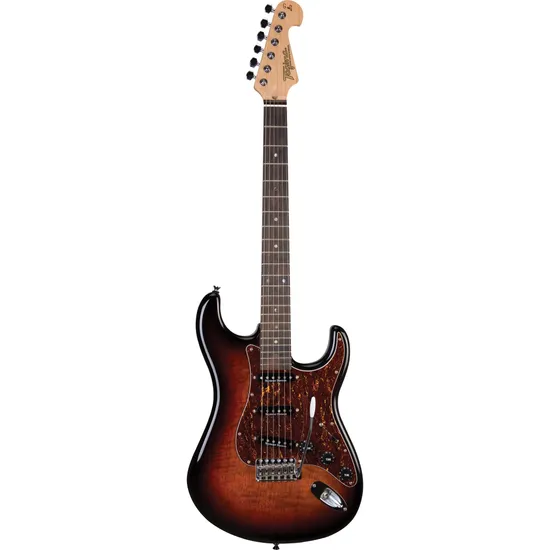 Guitarra TAGIMA T737 Sunburst CUSTOM Com Case por 0,00 à vista no boleto/pix ou parcele em até 1x sem juros. Compre na loja Mundomax!