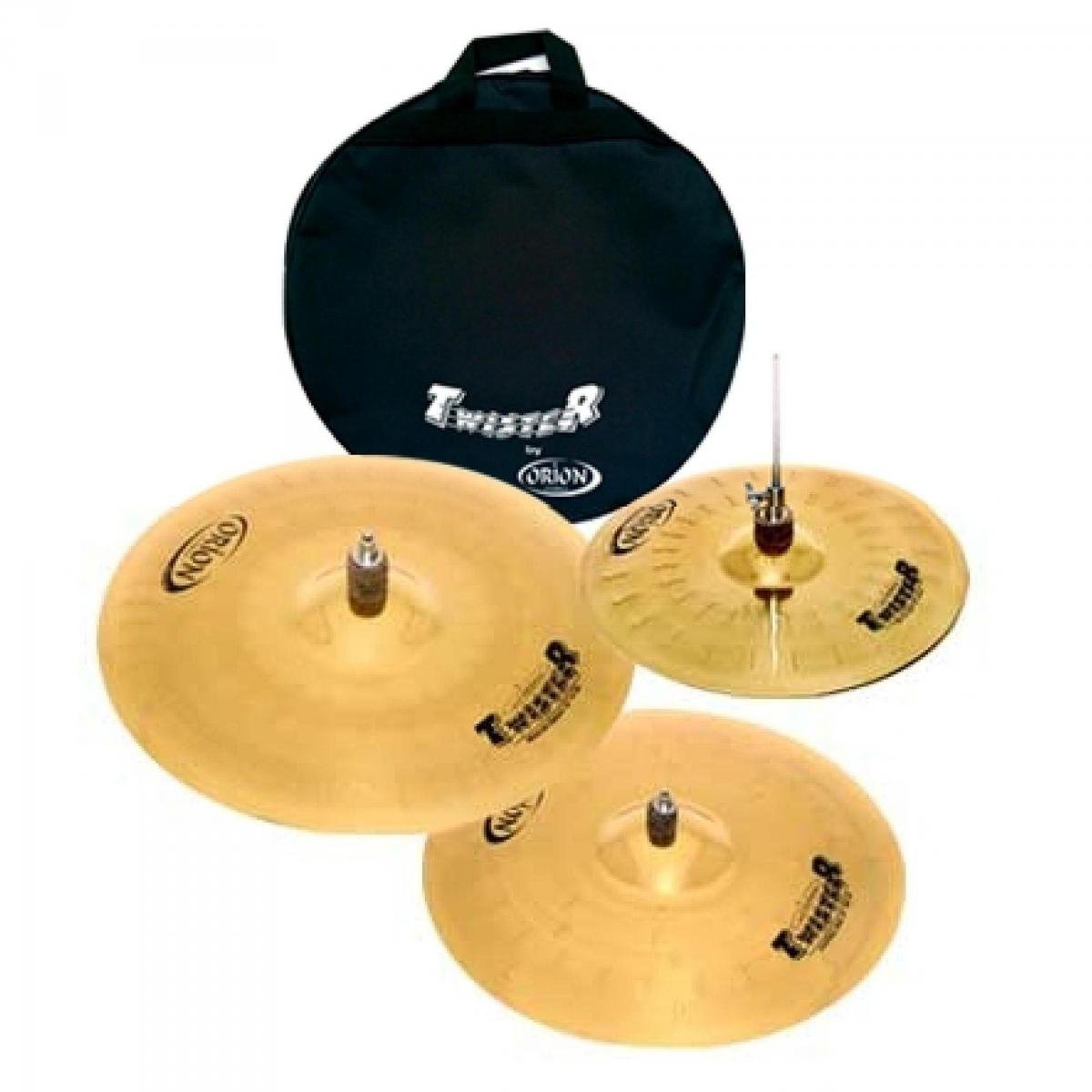 Kit Prato Para Bateria Com Bag Twister 14 16 E 20 Pol TWR90 ORION
