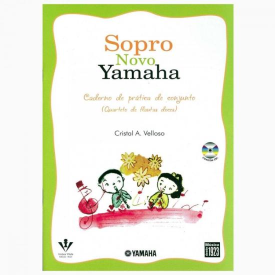 Método Sopro Novo YAMAHA Conjunto FLAUTA DOCE SOPRANO (33599)