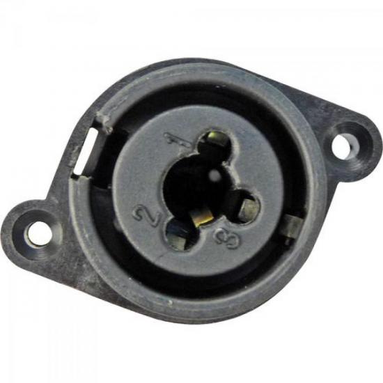 Conector Combo XLR/P10 Fêmea CA236 HYX por 0,00 à vista no boleto/pix ou parcele em até 1x sem juros. Compre na loja Mundomax!