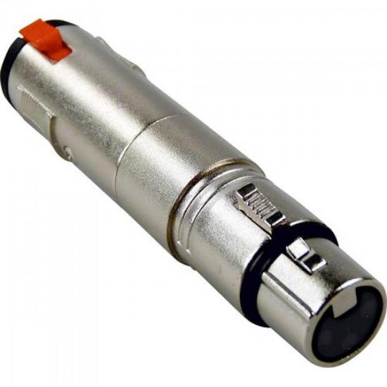 Adaptador XLR F x P10 ST c/trava CA307 HYX por 0,00 à vista no boleto/pix ou parcele em até 1x sem juros. Compre na loja Mundomax!