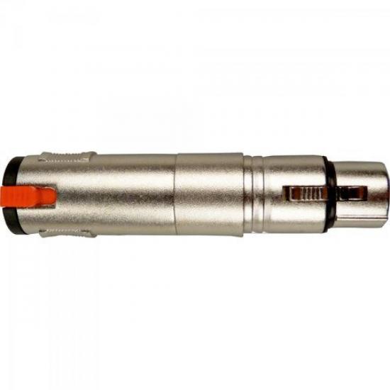 Adaptador XLR F x P10 ST c/trava CA307 HYX por 0,00 à vista no boleto/pix ou parcele em até 1x sem juros. Compre na loja Mundomax!