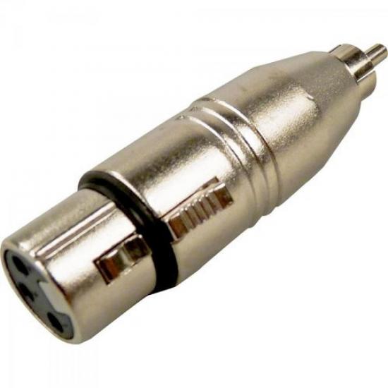Adaptador XLR F x RCA M CA312 HYX por 0,00 à vista no boleto/pix ou parcele em até 1x sem juros. Compre na loja Mundomax!