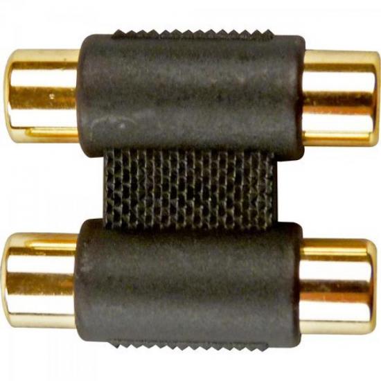 Adaptador 2RCA F x 2RCA F CC318 HYX 10 unidades por 60,90 à vista no boleto/pix ou parcele em até 2x sem juros. Compre na loja Mundomax!