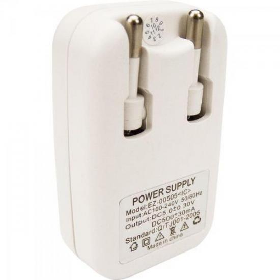 Fonte USB para MP3/MP4/MP5 5V 500mA Branca HAYONIK por 0,00 à vista no boleto/pix ou parcele em até 1x sem juros. Compre na loja Mundomax!