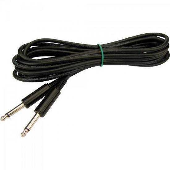 Cabo Simples para Guitarra Mono 5 Metros EMETAL por 0,00 à vista no boleto/pix ou parcele em até 1x sem juros. Compre na loja Mundomax!