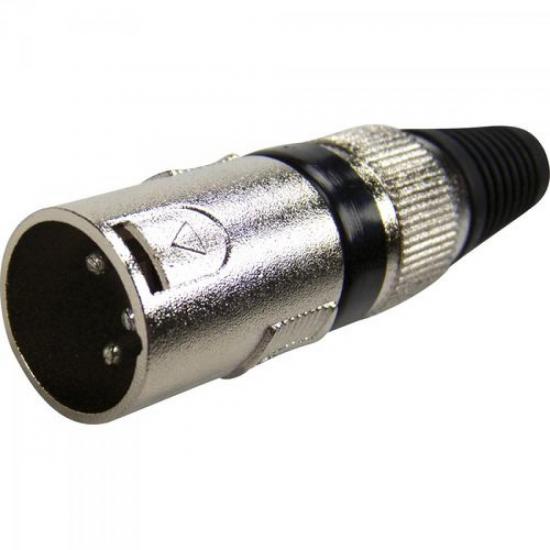 Conector Cannon Macho Corpo Metálico YS1058A Preto Genérico por 35,99 à vista no boleto/pix ou parcele em até 1x sem juros. Compre na loja Mundomax!