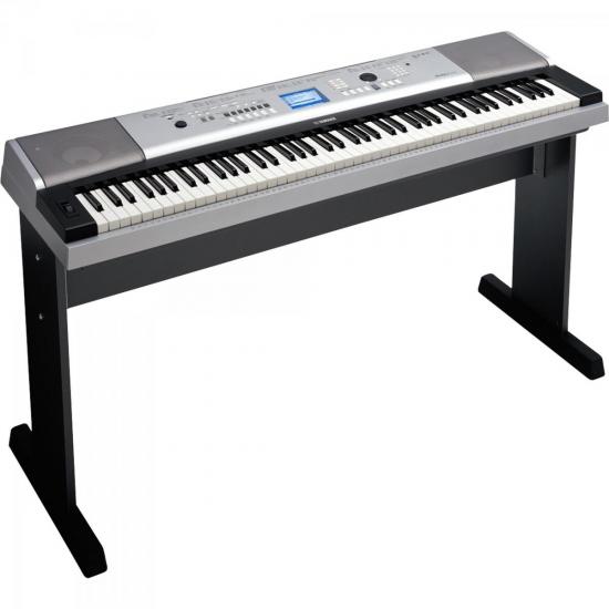 Piano Digital YAMAHA DGX530 sem Fonte Prata por 0,00 à vista no boleto/pix ou parcele em até 1x sem juros. Compre na loja Mundomax!