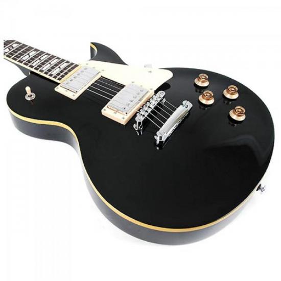 Guitarra SX Les Paul Standard GG1-STD Preta por 0,00 à vista no boleto/pix ou parcele em até 1x sem juros. Compre na loja Mundomax!