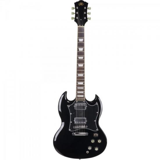Guitarra SX SG STD Preta Com Bag por 0,00 à vista no boleto/pix ou parcele em até 1x sem juros. Compre na loja Mundomax!