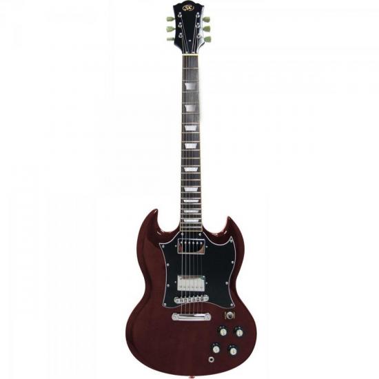 Guitarra SG STD Vinho Com Bag por 0,00 à vista no boleto/pix ou parcele em até 1x sem juros. Compre na loja Mundomax!
