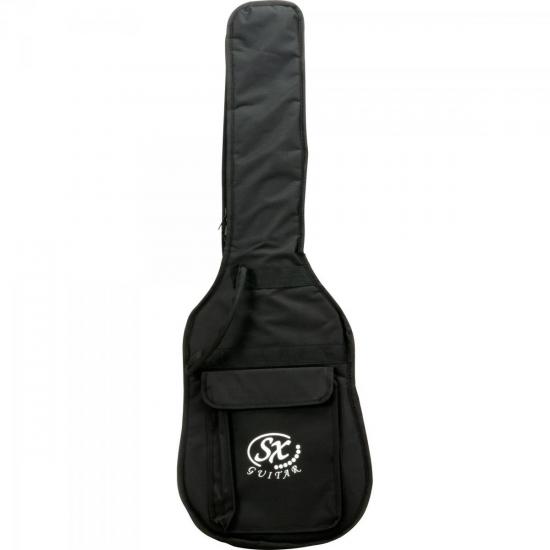 Guitarra SX Strato Vintage SST 62 Preta Com Capa por 0,00 à vista no boleto/pix ou parcele em até 1x sem juros. Compre na loja Mundomax!