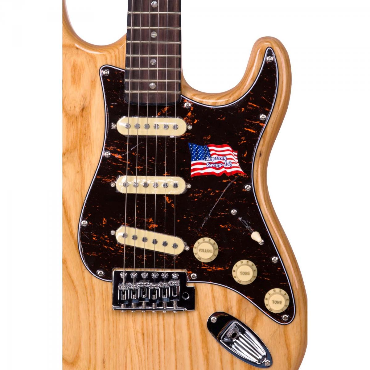 Guitarra SX Custom Handmade SST American ASH Natural - Mundomax