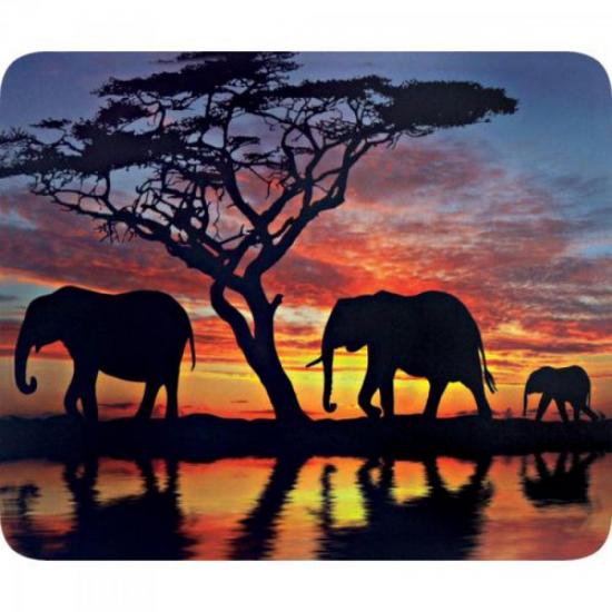 Mouse Pad Ilustrado Elefantes ILP101 FORTREK por 0,00 à vista no boleto/pix ou parcele em até 1x sem juros. Compre na loja Mundomax!