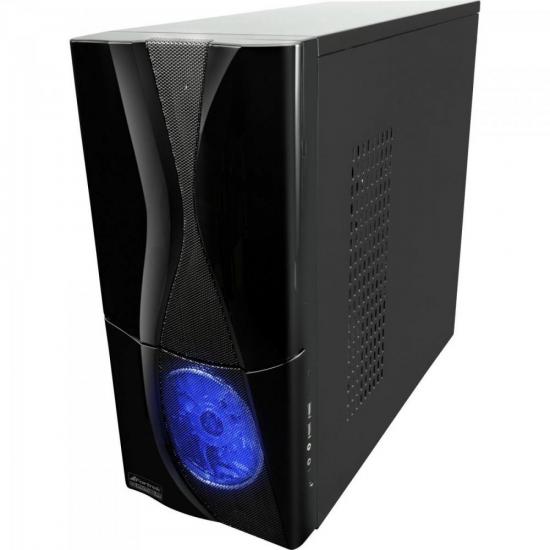 Gabinete Gamer Mystique Azul FORTREK por 0,00 à vista no boleto/pix ou parcele em até 1x sem juros. Compre na loja Mundomax!
