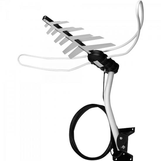 Antena Externa TV 4 em 1 VHF/UHF/FM/HDTV DTV-3000 AQUARIO por 0,00 à vista no boleto/pix ou parcele em até 1x sem juros. Compre na loja Mundomax!