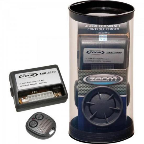 Alarme Completo 2 Controles e Sirene Bitonal TSR2000 ZOOM TSR por 0,00 à vista no boleto/pix ou parcele em até 1x sem juros. Compre na loja Mundomax!