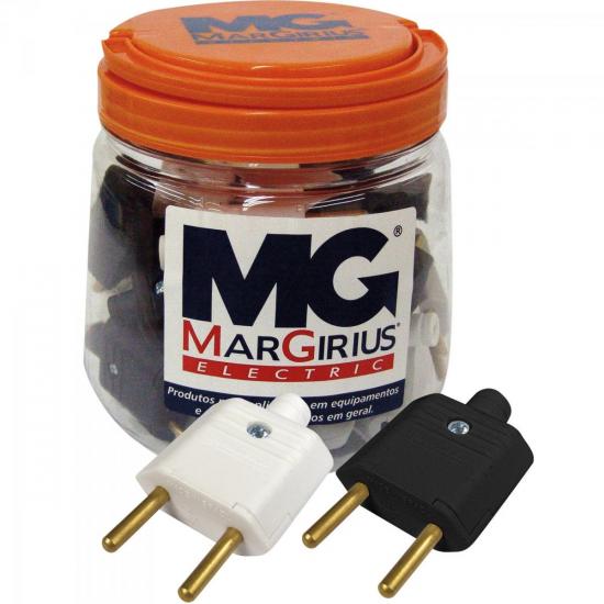 Pino Macho 2P 10A Sortido MARGIRIUS por 0,00 à vista no boleto/pix ou parcele em até 1x sem juros. Compre na loja Mundomax!