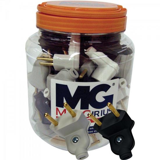 Pino Macho 2P 10A 90º Pote MARGIRIUS por 0,00 à vista no boleto/pix ou parcele em até 1x sem juros. Compre na loja Mundomax!