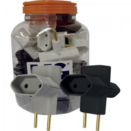 Pino T 2P 10A ABNT Pote MARGIRIUS por 0,00 à vista no boleto/pix ou parcele em até 1x sem juros. Compre na loja Mundomax!