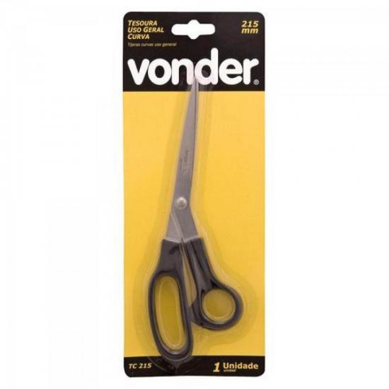 Tesoura para Uso Geral 21,5CM T215 VONDER por 0,00 à vista no boleto/pix ou parcele em até 1x sem juros. Compre na loja Mundomax!