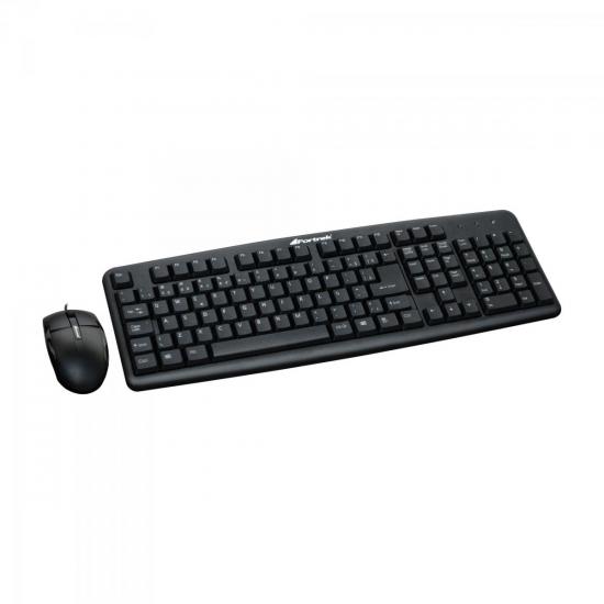 Teclado SK307 + Mouse KC-101P PS2 Preto FORTREK por 0,00 à vista no boleto/pix ou parcele em até 1x sem juros. Compre na loja Mundomax!