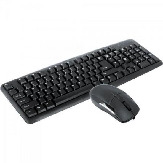 Teclado SK307 + Mouse KC-101P PS2 Preto FORTREK por 0,00 à vista no boleto/pix ou parcele em até 1x sem juros. Compre na loja Mundomax!