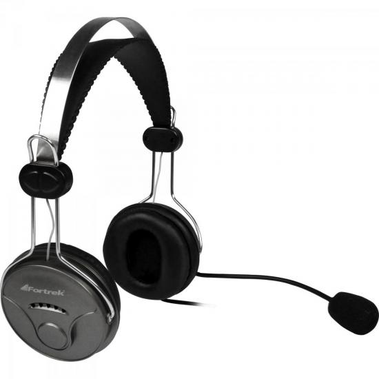 Fone de Ouvido Multimídia MediaPhone HS-302 Grafite FORTREK por 0,00 à vista no boleto/pix ou parcele em até 1x sem juros. Compre na loja Mundomax!