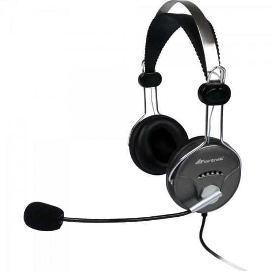 Fone de Ouvido Multimídia MediaPhone HS-302 Grafite FORTREK por 0,00 à vista no boleto/pix ou parcele em até 1x sem juros. Compre na loja Mundomax!