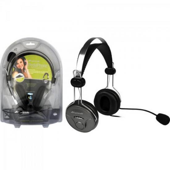 Fone de Ouvido Multimídia MediaPhone HS-302 Grafite FORTREK por 0,00 à vista no boleto/pix ou parcele em até 1x sem juros. Compre na loja Mundomax!