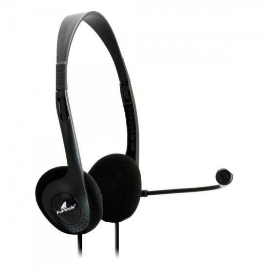 Fone de Ouvido Multimídia MediaPhone HS-305BK Preto FORTREK por 0,00 à vista no boleto/pix ou parcele em até 1x sem juros. Compre na loja Mundomax!