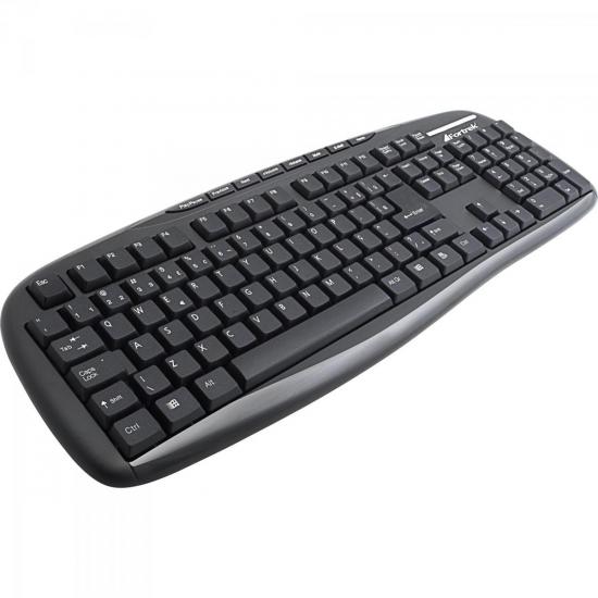 Teclado Multimídia USB ABNT2 MK-101BK Preto FORTREK por 40,90 à vista no boleto/pix ou parcele em até 1x sem juros. Compre na loja Mundomax!