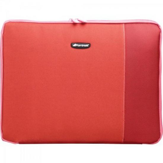 Luva para Notebook 15,4\" Vermelha LS-1501 FORTREK por 0,00 à vista no boleto/pix ou parcele em até 1x sem juros. Compre na loja Mundomax!