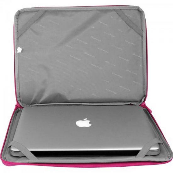 Luva para Notebook 15,4\" Vermelha LS-1501 FORTREK por 0,00 à vista no boleto/pix ou parcele em até 1x sem juros. Compre na loja Mundomax!