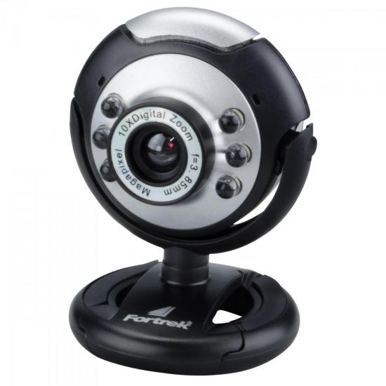 Webcam EC-204 1.3MP com Microfone FORTREK por 0,00 à vista no boleto/pix ou parcele em até 1x sem juros. Compre na loja Mundomax!