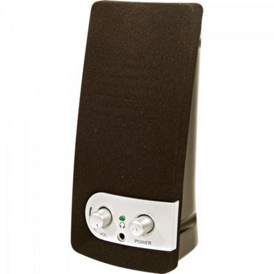 Caixa Multimídia 2.0 1,5W RMS USB SP202 Preto/Prata COLETEK por 0,00 à vista no boleto/pix ou parcele em até 1x sem juros. Compre na loja Mundomax!