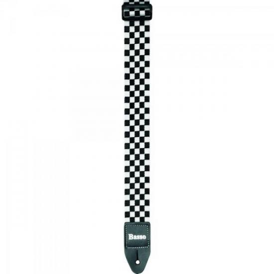 Correia Para Guitarra Xadrez com Ponteiras em Couro SF12 Preta e Branca por 0,00 à vista no boleto/pix ou parcele em até 1x sem juros. Compre na loja Mundomax!