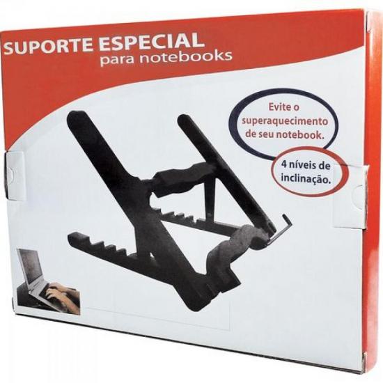 Suporte Para Notebook ST35 Preto Masticmol por 29,00 à vista no boleto/pix ou parcele em até 1x sem juros. Compre na loja Mundomax!