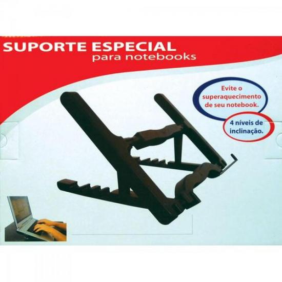 Suporte Para Notebook ST35 Preto Masticmol por 29,00 à vista no boleto/pix ou parcele em até 1x sem juros. Compre na loja Mundomax!