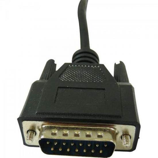 Cabo DB15 X DB15 Padrão Apple 1,8 Metros Preto PLUS CABLE por 10,90 à vista no boleto/pix ou parcele em até 1x sem juros. Compre na loja Mundomax!